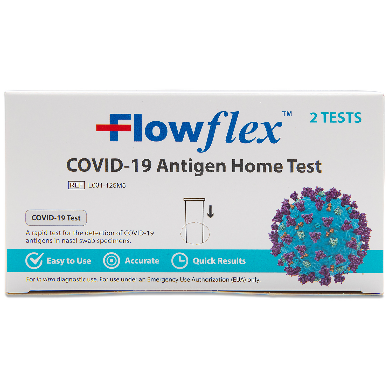 Flowflex - COVID-19 Antigen Home Tests (2 Pack)